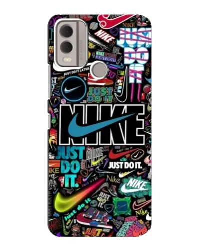 Чохол для Nokia C22 з картинкою «Яскравий колаж Nike» Чохол для Nokia C22 з картинкою «Яскравий колаж Nike»