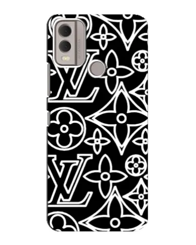 Чохол для Nokia C22 з картинкою «Чорно-білий візерунок LV» Чохол для Nokia C22 з картинкою «Чорно-білий візерунок LV»
