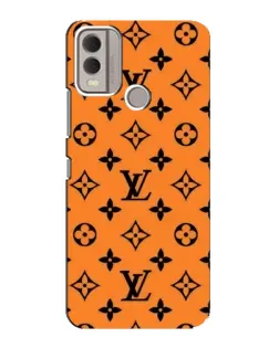 Чохол для Nokia C22 з картинкою «Помаранчевий стиль LV»