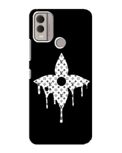 Чохол для Nokia C22 з картинкою «Квіткова монограма» Чохол для Nokia C22 з картинкою «Квіткова монограма»