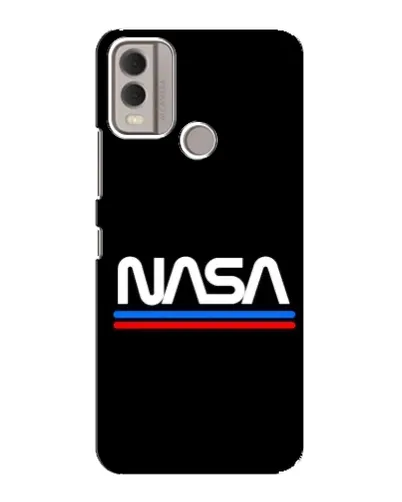 Чохол для Nokia C22 з картинкою «NASA — класика Red Blue»
