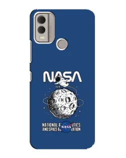 Чохол для Nokia C22 з картинкою «NASA — місячна місія»