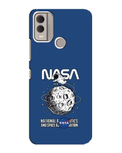 Чохол для Nokia C22 з картинкою «NASA — місячна місія»