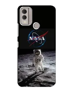 Чохол для Nokia C22 з картинкою «Астронавт на Місяці»