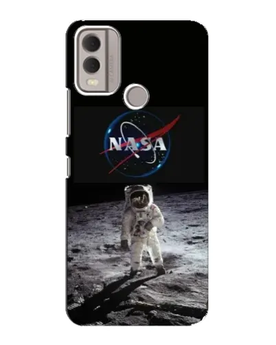 Чохол для Nokia C22 з картинкою «Астронавт на Місяці»