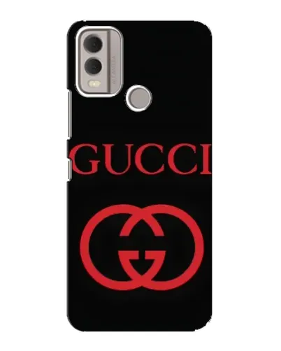 Чохол для Nokia C22 з картинкою «Gucci — червоний логотип»