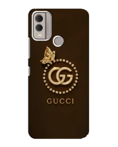 Чохол для Nokia C22 з картинкою «Gucci — золотий метелик»