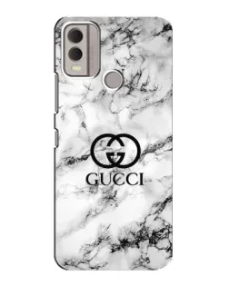 Чохол для Nokia C22 з картинкою «Gucci — мармуровий шик»