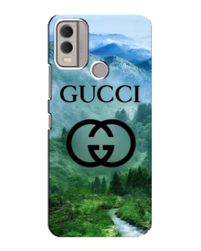 Чохол для Nokia C22 з картинкою «Gucci — гірський пейзаж»
