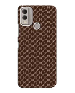 Чохол для Nokia C22 з картинкою «Gucci — шоколадна сітка» Чохол для Nokia C22 з картинкою «Gucci — шоколадна сітка»