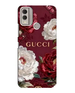 Чохол для Nokia C22 з картинкою «Gucci — бордові троянди» Чохол для Nokia C22 з картинкою «Gucci — бордові троянди»