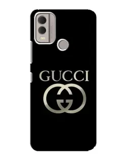 Чохол для Nokia C22 з картинкою «Gucci — золото на чорному» Чохол для Nokia C22 з картинкою «Gucci — золото на чорному»