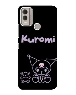 Чохол для Nokia C22 з картинкою «Kuromi — чорний мінімалізм» Чохол для Nokia C22 з картинкою «Kuromi — чорний мінімалізм»