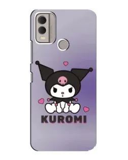 Чохол для Nokia C22 з картинкою «Kuromi — фіолетовий арт»