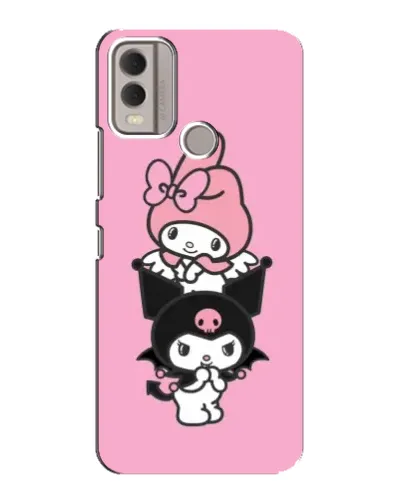 Чохол для Nokia C22 з картинкою «My Melody та Kuromi» Чохол для Nokia C22 з картинкою «My Melody та Kuromi»
