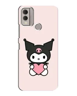 Чохол для Nokia C22 з картинкою «Kuromi та серце»