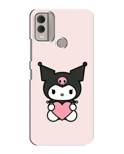 Чохол для Nokia C22 з картинкою «Kuromi та серце» Чохол для Nokia C22 з картинкою «Kuromi та серце»