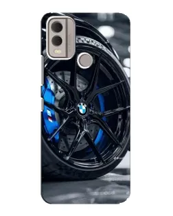 Чохол для Nokia C22 з картинкою «Колесо BMW зблизька»