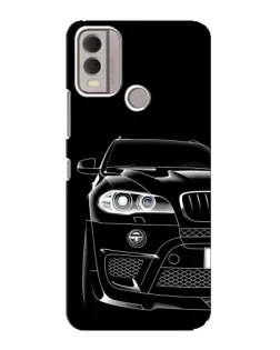 Чохол для Nokia C22 з картинкою «Темний силует BMW»