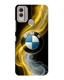 Чохол для Nokia C22 з картинкою «Золотистий дим BMW»