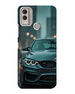 Чохол для Nokia C22 з картинкою «BMW у вогнях міста»