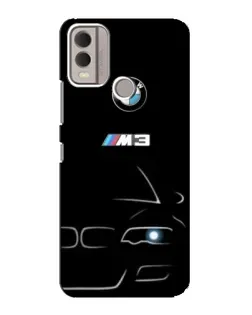 Чохол для Nokia C22 з картинкою «Мінімалістичний принт BMW M3»