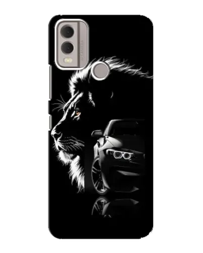 Чохол для Nokia C22 з картинкою «BMW та лев» Чохол для Nokia C22 з картинкою «BMW та лев»