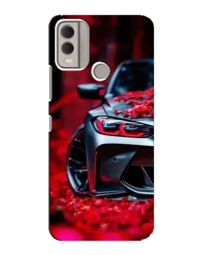 Чохол для Nokia C22 з картинкою «Спортивна BMW та квіти» Чохол для Nokia C22 з картинкою «Спортивна BMW та квіти»