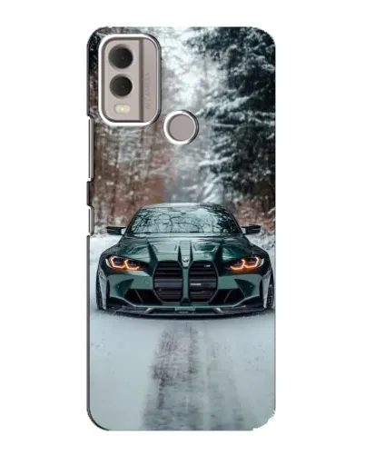 Чохол для Nokia C22 з картинкою «BMW у зимовому лісі» Чохол для Nokia C22 з картинкою «BMW у зимовому лісі»