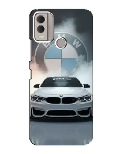 Чехол для Nokia C22 с картинкой «BMW в белом дыму» Чехол для Nokia C22 с картинкой «BMW в белом дыму»