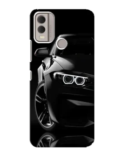 Чехол для Nokia C22 с картинкой «Черная BMW — профиль» Чехол для Nokia C22 с картинкой «Черная BMW — профиль»