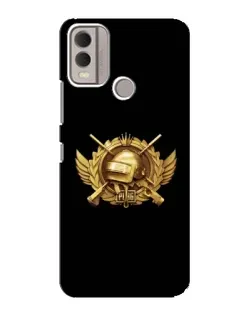 Чохол для Nokia C22 з картинкою «PUBG — помаранчевий градієнт»