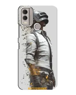 Чохол для Nokia C22 з картинкою «PUBG — боєць у пилу»