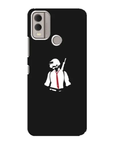 Чохол для Nokia C22 з картинкою «PUBG — силует воїна» Чохол для Nokia C22 з картинкою «PUBG — силует воїна»
