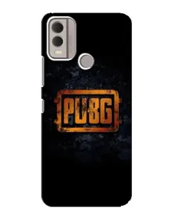 Чохол для Nokia C22 з картинкою «PUBG — золотий логотип»