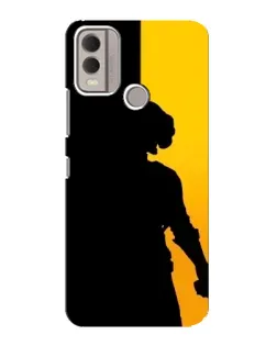 Чохол для Nokia C22 з картинкою «Тінь воїна PUBG»