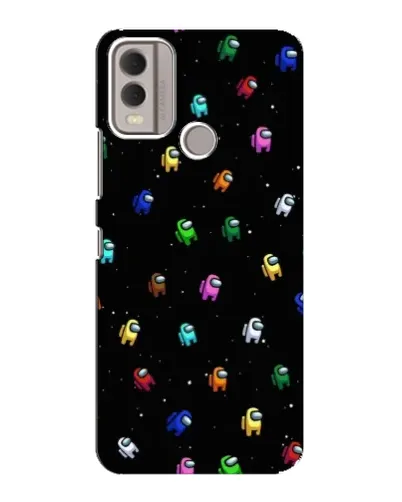 Чохол для Nokia C22 з картинкою «Екіпаж Among Us»