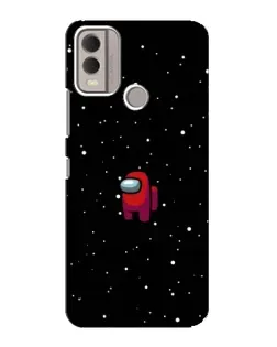 Чохол для Nokia C22 з картинкою «Червоний Among Us»