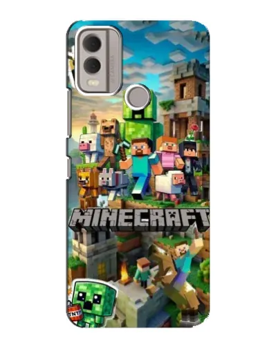Чохол для Nokia C22 з картинкою «Замок Minecraft»