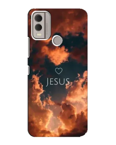 Чохол для Nokia C22 з картинкою «Сяйво Імені Jesus»