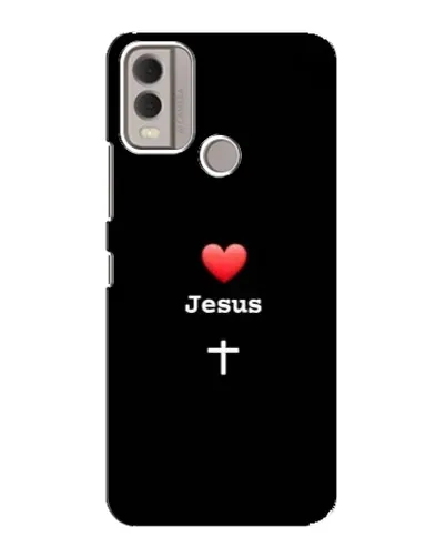 Чохол для Nokia C22 з картинкою «Серце - Jesus»