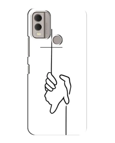 Чохол для Nokia C22 з картинкою «Рука тримає»
