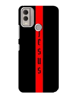 Чохол для Nokia C22 з картинкою «Червона лінія віри»