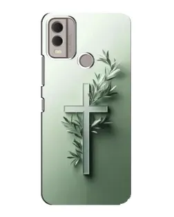 Чехол для Nokia C22 с картинкой «Оливковая ветвь»