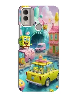 Чехол для Nokia C22 с картинкой «Монстр-трак приключения»