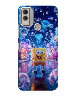 Чехол для Nokia C22 с картинкой «Неоновый океан» Чехол для Nokia C22 с картинкой «Неоновый океан»