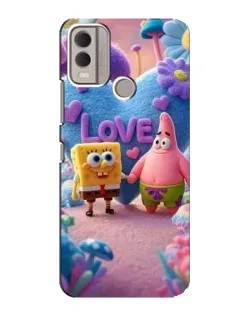 Чехол для Nokia C22 с картинкой «Губка Боб Патрик» Чехол для Nokia C22 с картинкой «Губка Боб Патрик»
