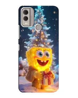 Чехол для Nokia C22 с картинкой «Рождественский Спанч Боб» Чехол для Nokia C22 с картинкой «Рождественский Спанч Боб»