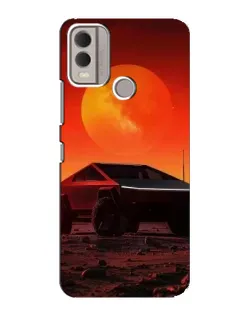 Чохол для Nokia C22 з картинкою «Cybertruck на Марсі»