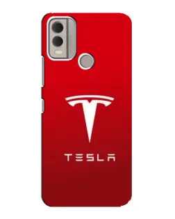 Чохол для Nokia C22 з картинкою «Tesla Red Classic»